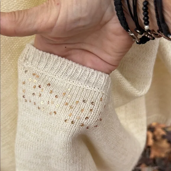 Susan Graver Cream Women's Cardigan - Picture 4 of 6